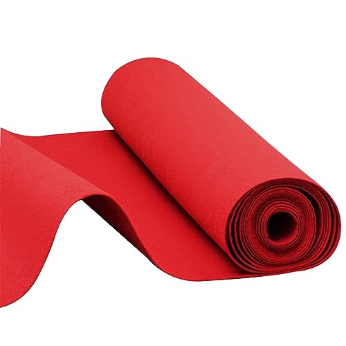 Alfombra roja para pasillo de boda y eventos, pasarela desechable antideslizante de 1x50 metros