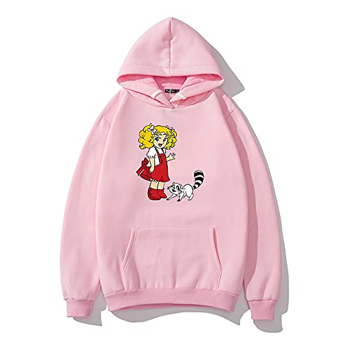 WJHYWDH 2021 New Candy Candy Anime Hoodies Casual Hooded Sweatshirt Unisex Clothing