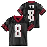 Kyle Pitts Atlanta Falcons #8 Black Kids 4-7 Alternate Away Player Jersey (4)