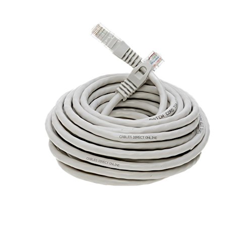 Cables Direct Online 100FT ETHERNET CABLE GRAY CAT5E INTERNET ROUTERS GAMING 100 FT - Thumbnail 6