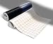 ORACAL 5400 Black Reflective Adhesive Vinyl Wrap 12" x 24" Roll for Silhouette, Cameo & Cricut Including 12" x 24" Clear Transfer Paper Roll (1 Roll)
