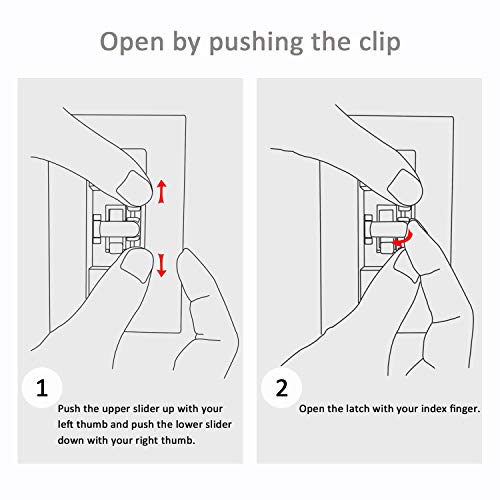 Light Switch Guard, Ilivable Child Proof Wall Switch Plate Protects Your Lights Or Circuits From Being Accidentally Turned On Or Off By Children And Adults (Clear) #TOP2