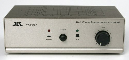 Tcc Tc-753Lc Silver Phono Preamp W/Level Control And Aux Input #TOP1