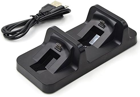 Game Disk Tower Vertical Stand for PS4 Dual Controller Charging Dock Station for Playstation 4 PRO Slim