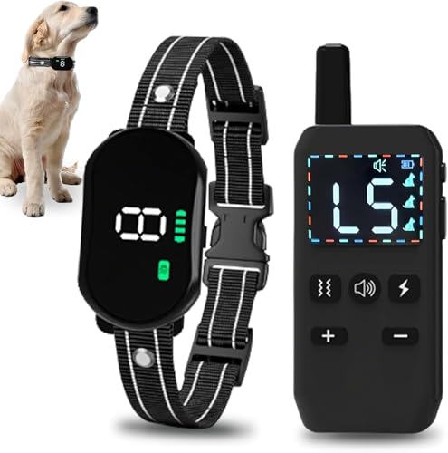KIP Remote Dog Training Collar, IP67 Waterproof Shockproof E-Collar with 5 Training Modes,...