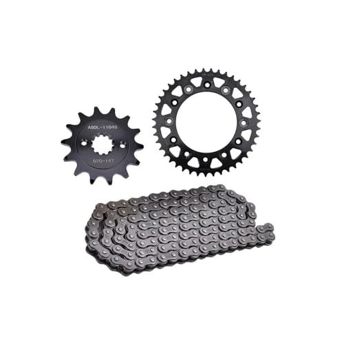 Kit chaîne de transmission moto 520 pignons CRM250 MD24