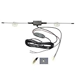 YU・I PARTS:12V給電式ブースター付きmcx端子 地デジアンテナ フルセグ ワンセグアンテナ 互換:ドリームメーカートライウィン カイホウユピテルYPF768si YPF780 YPF778si YPF857si YPF868si YPF878si YPF7300 YPF7500-P YPF757si 他多数のメーカーに対応