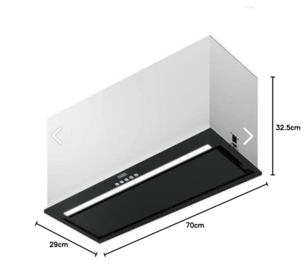 Franke 305.0665.365, Dunstabzugshaube Box Flush (FBFE BK MATT A70), Black mat