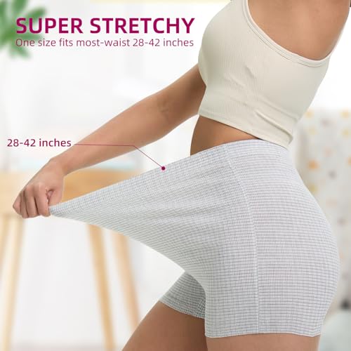 Culotte de maternité extensible contre les irritations post-accouchement lot de 8 gris - 2