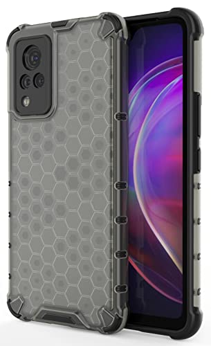 Image of Glasgow Back Case Cover Compatible with Vivo V21 4G / 5G (Stylish Design) - Black