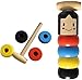 Ideapark 1 x Drôle Jouet Magique en Bois Poupée , Halloween Trucs Magiques Drôle Jouet Poupée en Bois Jouet Accessoires, Jouet Traditionnel Japonais