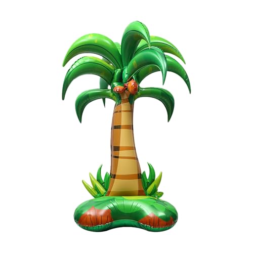 WOUYTPE Palmier Gonflable, Ballons en Aluminium Hawaïen, Décorations de Fête D'été, Convient à la Décoration des Fêtes D'anniversaire, des Fêtes de Piscine, des...