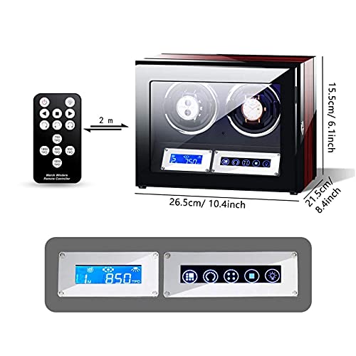 Caja serpentines doble relojes automáticos panel táctil pantalla flexible LED 7
