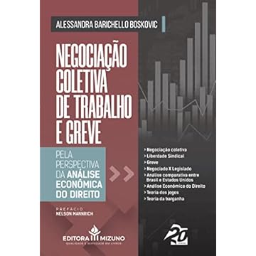 Capa do livro Negociação Coletiva de Trabalho e Greve pela Perspectiva da Análise Econômica do Direito