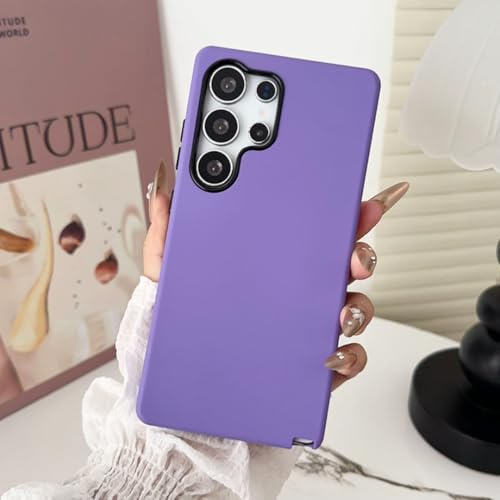Coque Samsung S25 Ultra fine mate lavande idéale pour protéger le téléphone en voyage