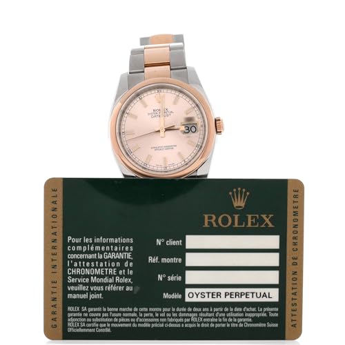 Pre-Loved Oyster Perpetual Datejust Automatic Watch Stainless Steel and Rose Gold 362