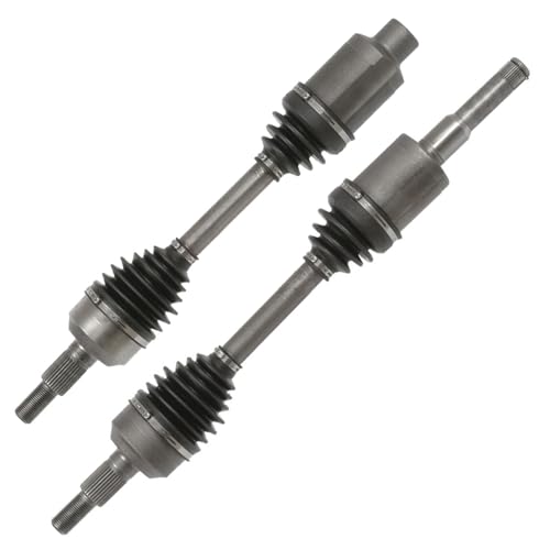 Image of Detroit Axle - 2.4L Front CV Axles for 2010 2011 2012 2013 2014 2015 2016 2017 Chevrolet Equinox GMC Terrain, Complete CV Axle Shafts Assembly Replacement