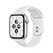 Produktbild Apple Watch SE GPS + Cellular, 44mm Silver Aluminium Case with White Sport Band - Regular