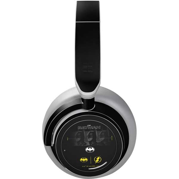 Skinit Decal Audio Skin Compatible with Surface Headphones - Officially Licensed Warner Bros The Flash Movie: I am Batman Past to Future Design