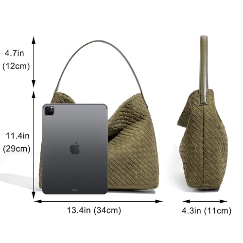 Bolso Tote Rejolly de Gamuza Tejida para Mujer miniatura 4