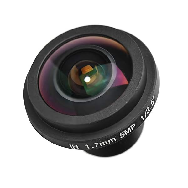 Sonew Kameraobjektiv, 5 MP 1.7mm 170° Weitwinkel Fisheye CCTV-Kameraobjektiv Security Camera Lens für Fischaugen-Kamera