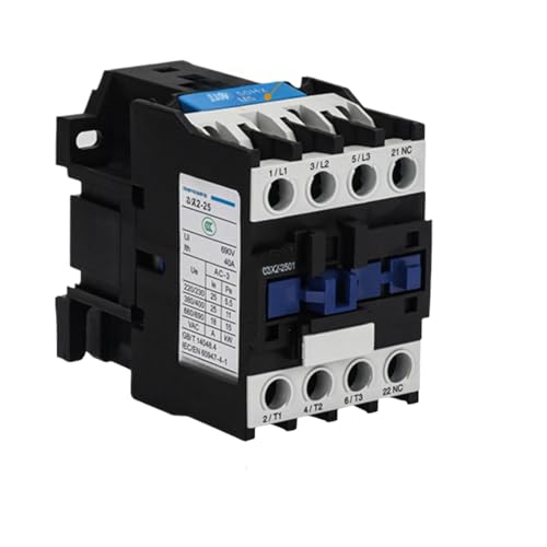 Contacteur AC CJX2-1210 pour circuit triphasé et commande de moteur 220V