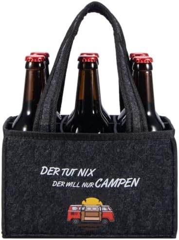 Camping Geschenke Männerhandtasche, Wohnmobil Wohnwagen Gadgets Zubehör | Lustige Camping Geschenke für Männer, Personalisierte Camping Reise Geschenk Deko, Campingzubehör, Flasche