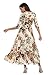 Floral Print Maxi Dress Women Button Up Split Long Flowy Bohemian Beach Party Dresses X-Large