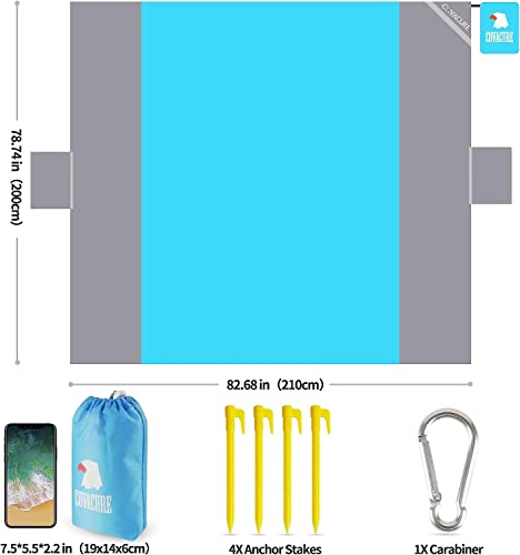 covacure Beach Blanket Waterproof Sandproof 79”X 83