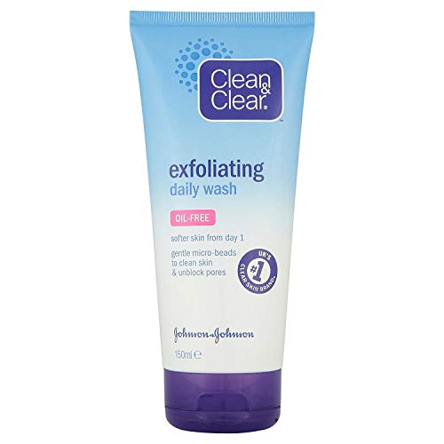 6 lavados diarios exfoliantes limpios y transparentes, 150 ml