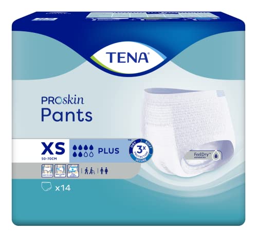 TENA Pants Plus XS - mittlere Inkontinenz - Einweghose - 4X14 Stück