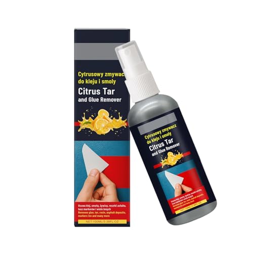 DEKKRYNFV Removedor de adhesivos, 100 ml, limpiador de cinta, limpiador de etiquetas, adhesivo multifuncional para vidrio