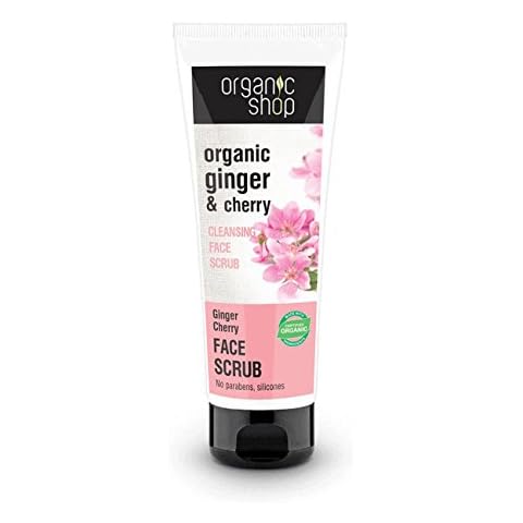 Organic Shop Cleansing Face Scrub Ginger & Cherry 75 ml Cover
