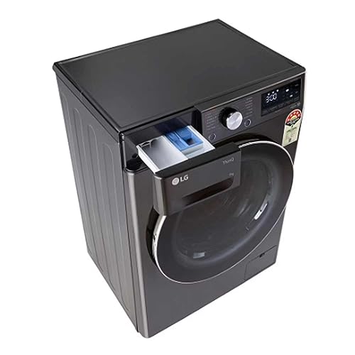 Image of LG 9 Kg 5 Star Inverter Fully Automatic Front Load Washing Machine (FHP1209Z9B, Black)