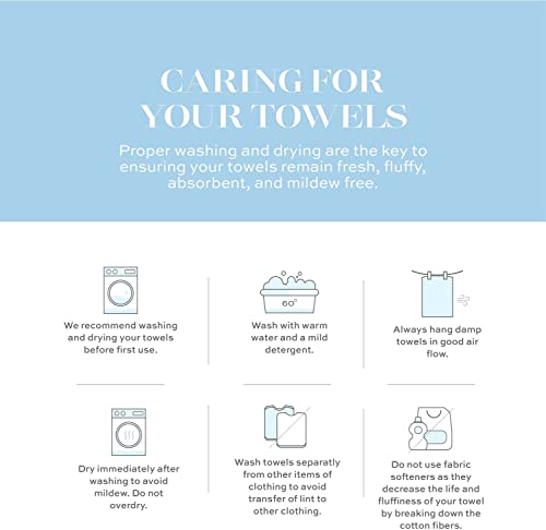 White Classic Luxury Bath Towels Large - Cotton Hotel Spa Bathroom Towel |30X56 | 4 Pack | White #TOP7
