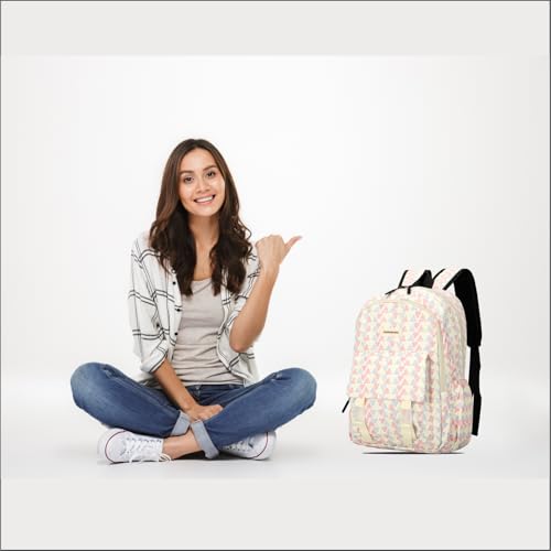 Image of Tinytot 20 Litre Lightweight Waterproof Backpack Bags for Women - 17 Inch College Bag for Girls, Medium School Bag for Girls 8+ Years, Office & Picnic Bag