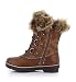 KIMBERFEEL Akutan, Botas para Nieve para Mujer, marrón, 36 EU