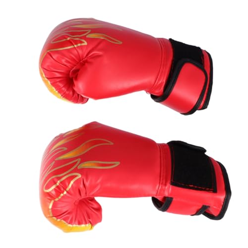 Guantes de boxeo para niños ULTECHNOVO en color rojo transpirable con ajuste regulable