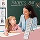 BETESSIN Abschiedsgeschenk Lehrerin - Lesezeichen mit Danke Herz und Regenbogen Charms - Metall Lesezeichen mit Hüllen - Danke Geschenke für Lehrerin zum Abschied und zur Weihnachten