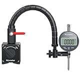 ALLmeter Digital Dial Indicator with Magnetic Base,0-1 Inch/25.4mm Dial Indicator Tools Set for Alogbment with Flexible Arm Base and Indicator Combo for Machine Shop,Automotive Repair & Industrial Use