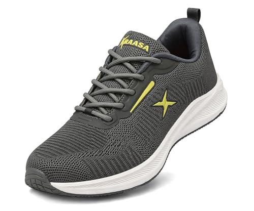Image of Kraasa Men's Running Shoes | Breathable Mesh Upper | Lightweight Phylon Sole | Cushioned EVA Insole | Comfortable Sports & Casual Sneakers for Gym, Walking & Daily Use
