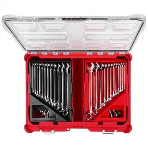 30pc 48-22-9485 Combination Wrench for Milwaukee Metric SAE Wrench Set