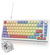 Amazon | ピンクのコンピュータキーボード、フルサイズタイプライター