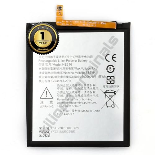 Image of HE316 Battery for Nokia 6 TA-1000 TA-1003 TA-1021 TA-1025 TA-1033 TA-1039 Battery with 1 Year warrenty** (C269)