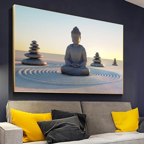 Poster Bouddha art mural moderne pour habiller un mur vide