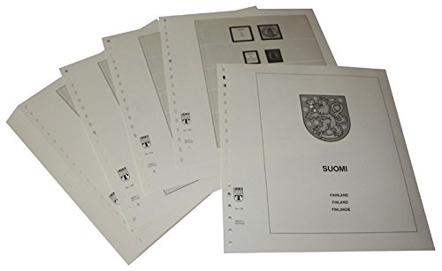 Feuilles pré-imprimées Finlande LINDNER 1856-1962 pour philatélie de prestige