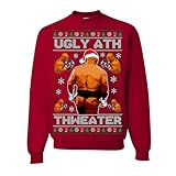 wild custom apparel Mike Tyson Ugly Ath Thweater Sweatshirt, Red, X-Large