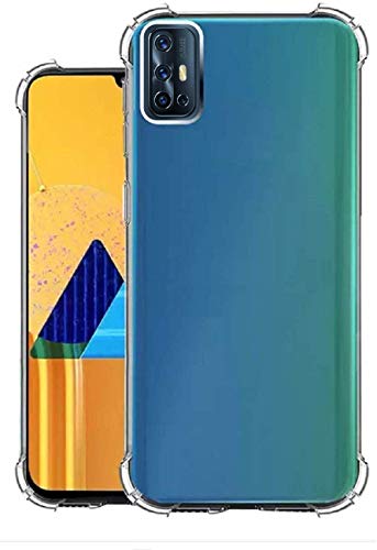 Image of COVERBLACK Silicone Back Cover for Vivo V17 / Vivo 1919 - Transparent