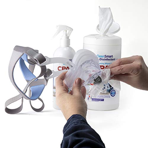 CleanSmart CPAP Cleaning Wipes, Unscented and Formulated to Clean CPAP Mask and Equipment Without Irritating Skin, 75 Count