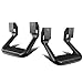DNA MOTORING SSTEP-BK, Aluminum Side Steps, 2 Piece,Black